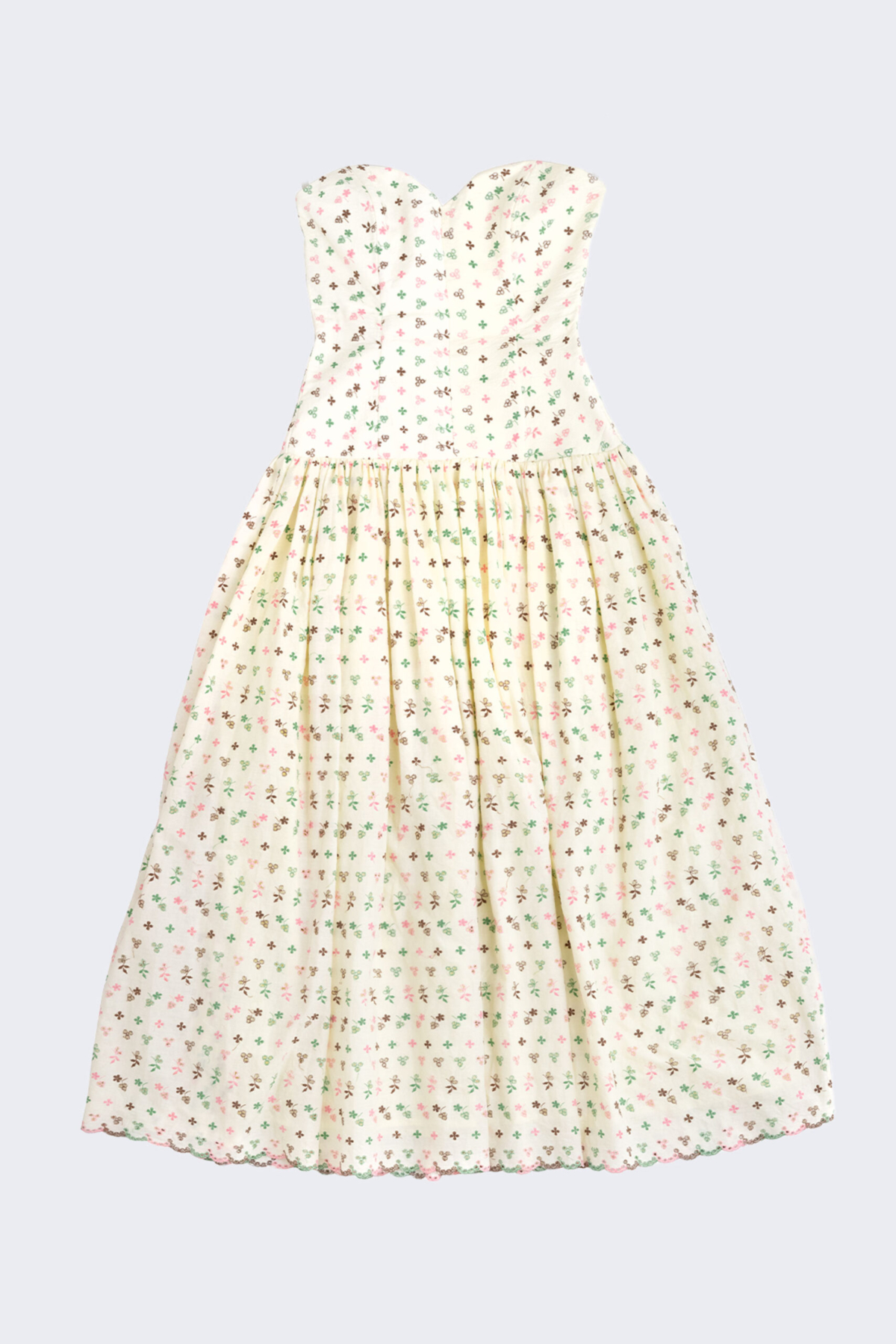 Abito bustino in Sangallo