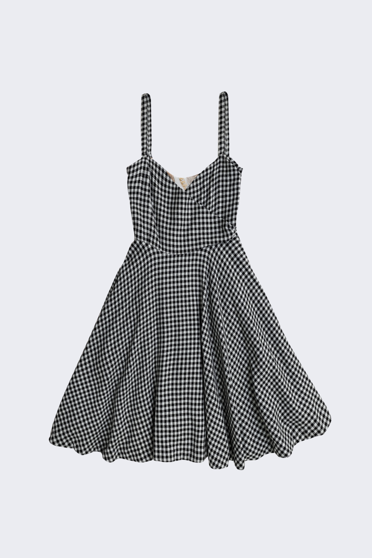 Abito in lana pied-de-poule