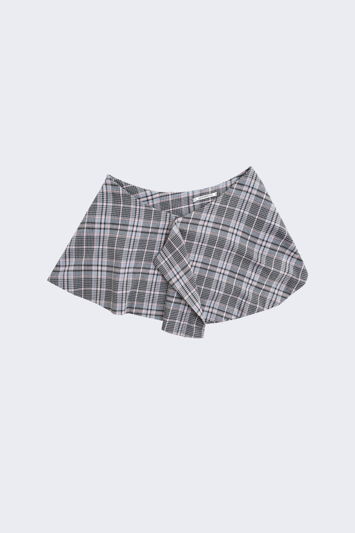 Minigonna in cotone e lana