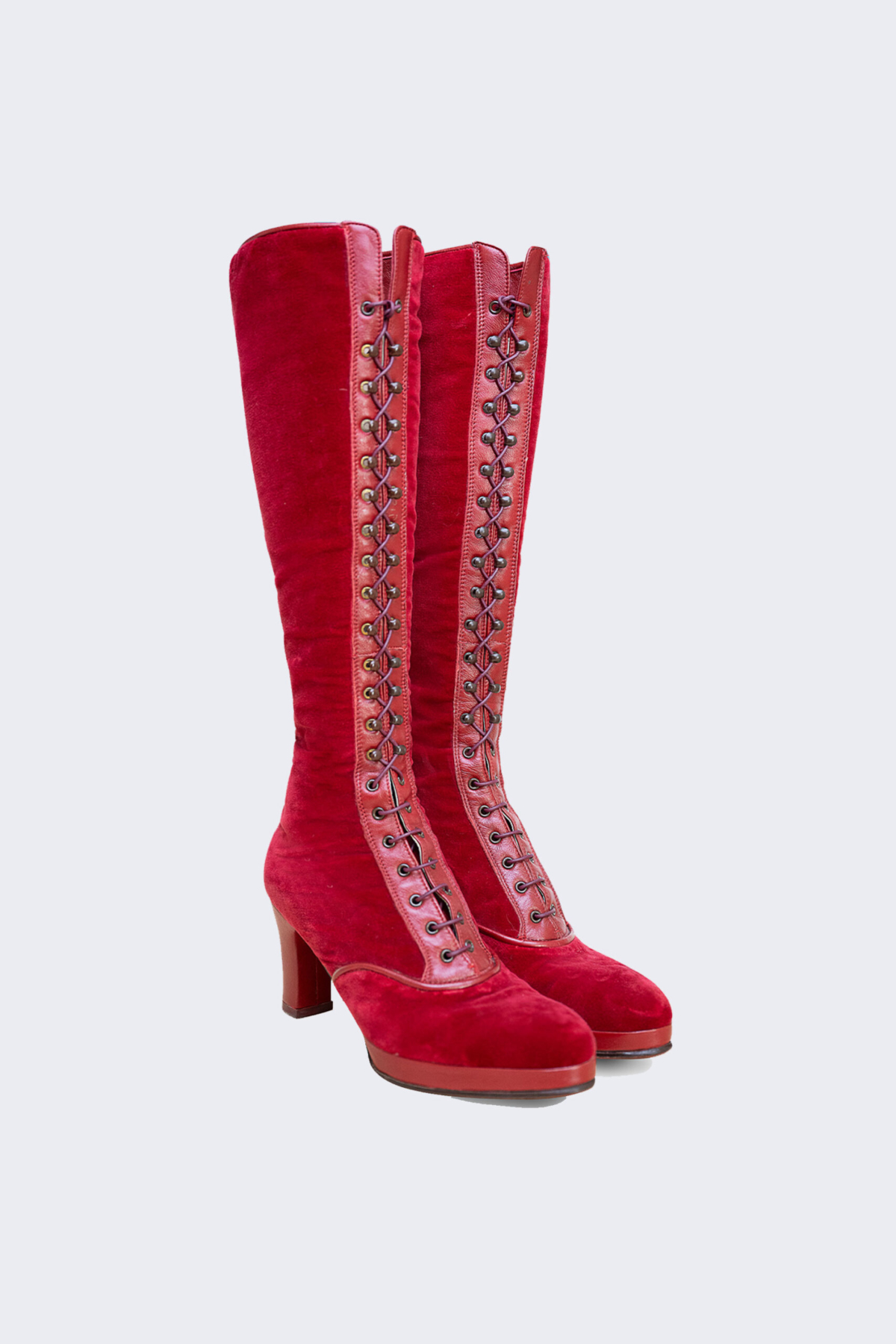 Stivali in velluto di cotone